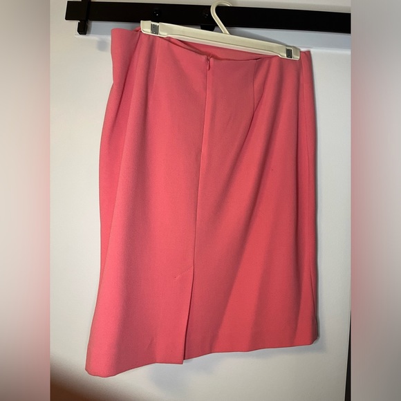 Pink Pencil Skirt with Slit in Back - Picture 1 of 5